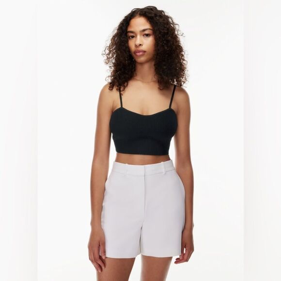 Babaton | SCULPT KNIT SWEETHEART TANK Ribbed Top - Picture 5 of 5